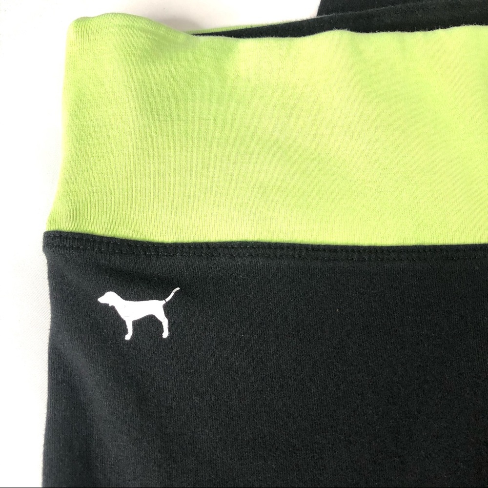 PINK “I Hate Running” Graphics Black Yoga Pants XS - Picture 4 of 12